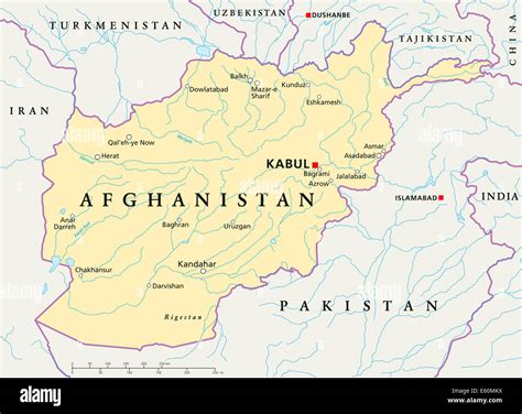 Kabul map hi-res stock photography and images - Alamy