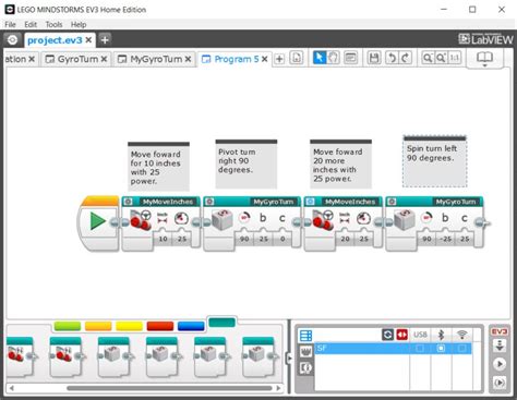 EV3 Gyro Sensor Programming 的图像结果