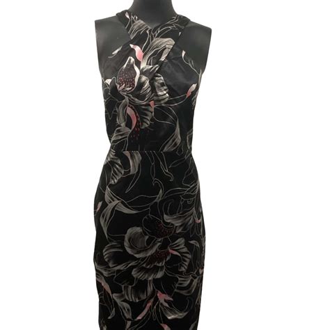 Women’s Portmans Size 16 Dress Black / Floral / Multicoloured (s)