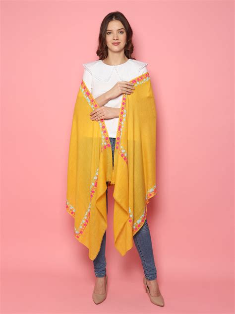 Yellow Shawl, kashmiri shawls online, bridal shawls, online shawls ...