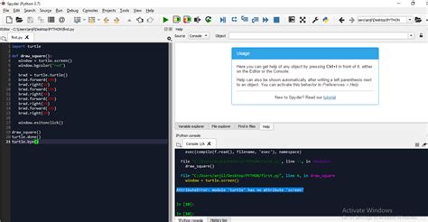 How to Import Python Turtle in Python Idle 3.8.4 的图像结果