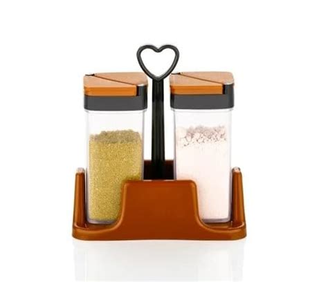 Buy 2 PCS Sprinkler JAR Happy Home Multipurpose Dining Set,Salt Pepper ...