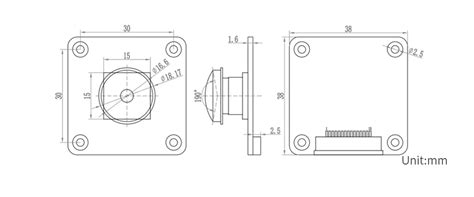 IMX378-190 Fisheye Lens 12.3MP Camera for Raspberry Pi - Wider Field O ...