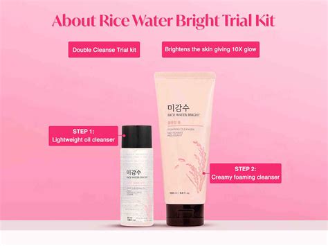 Buy The Face Shop Rice Water Bright Trial Kit Online at Best Price ...