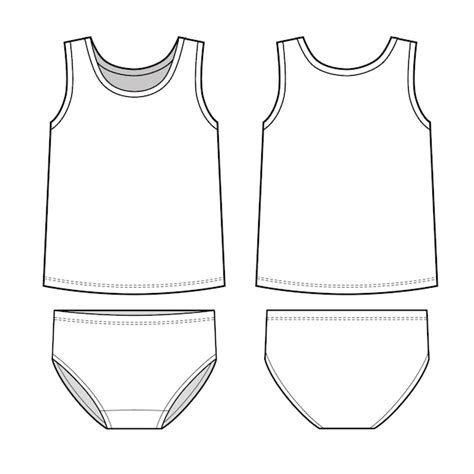 Ensemble de sous-vêtements pour enfants chemise de nuit et culotte ...