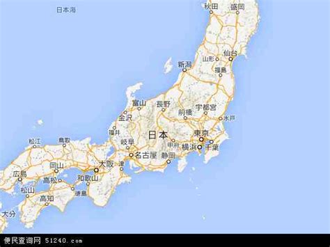日本地图图片