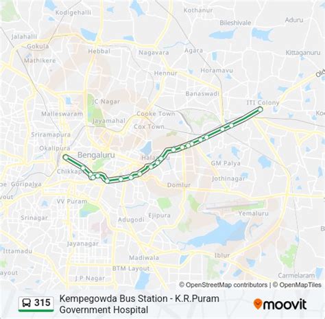 315 Route: Schedules, Stops & Maps - Kempegowda Bus Station (Updated)