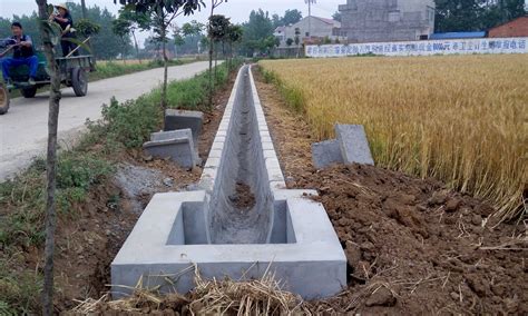 农田灌溉水渠 预制水泥矩形槽40*35*5 混凝土排水沟 抗压强度好