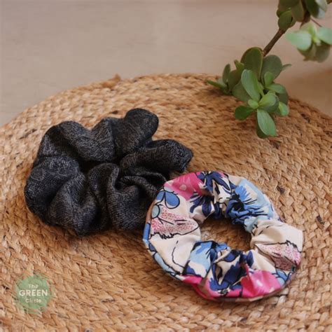 The Wild Combo | Upcycled Scrunchies |The Green Circle