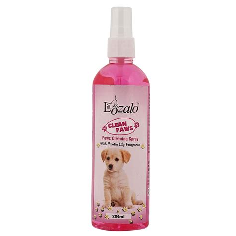 Buy Lozalo Clean Paws Pet Care Paws Cleaning Spray for Dogs & Cats with ...