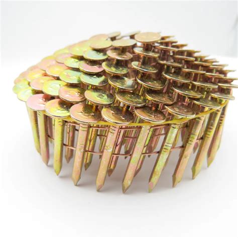 Coil Roofing Nails 3/4~1-3/4 in 15 Degree Coil Roofing Nails with ...