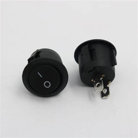 Small Round ON-OFF Rocker Switch, 2 pin - the4x4store.co.za