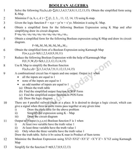 Image result for Boolean Algebra Class 12 Computer Science