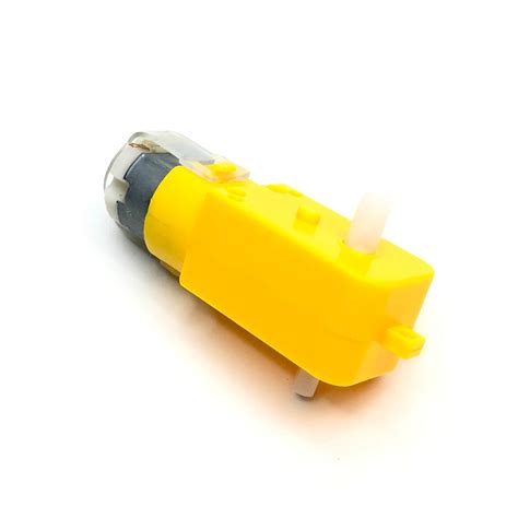 Dual Shaft BO Motor – Straight (Yellow) | Lightweight DC Geared Motor ...