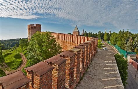 Смоленская крепость вид сверху - 96 фото