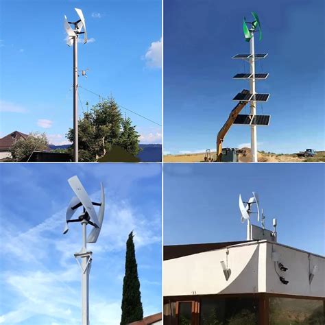 Buy ZHIHUASMTBX 12000W No Noise Vertical Axis Wind Turbine Generator ...