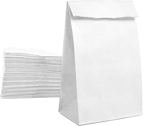 White Paper Lunch Bags Sizes at Marsha Shain blog