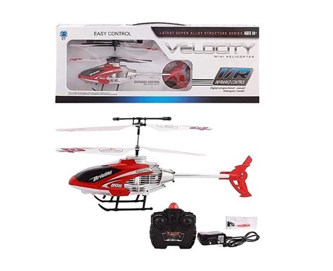 Buy GODI Velocity Remote Control Flying Helicopter with Unbreakable Blades Infrared Sensors ...