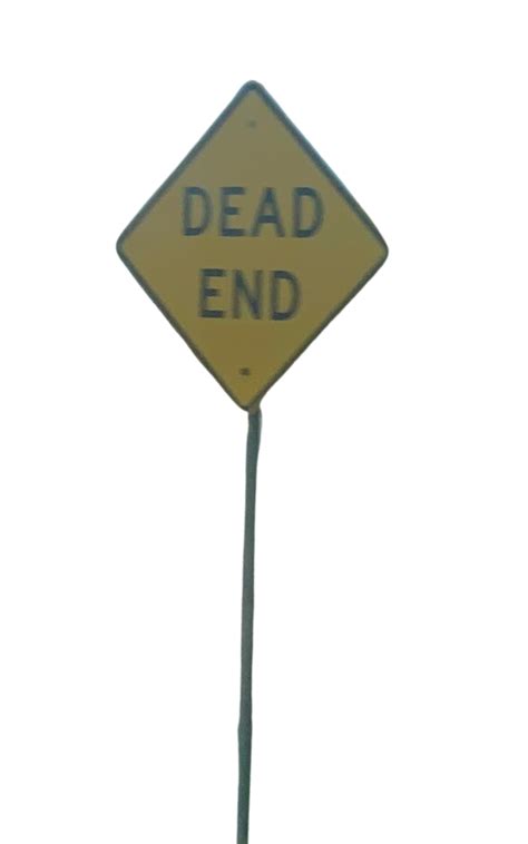 Image result for Dead-End Sign