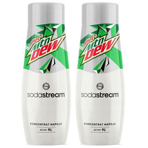 SODASTREAM Mountain Dew Diet sirop saturator set 2 buc. 2x 440ml - eMAG.ro