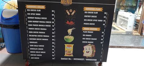 Menu at Classic Sandwich, Pune, Destination Center