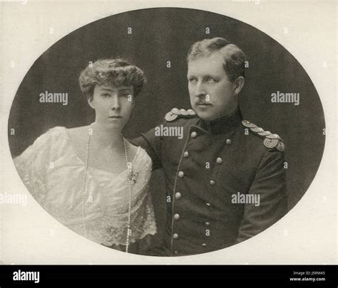 Queen Elisabeth and King Albert I of Belgium, Portrait Stock Photo - Alamy