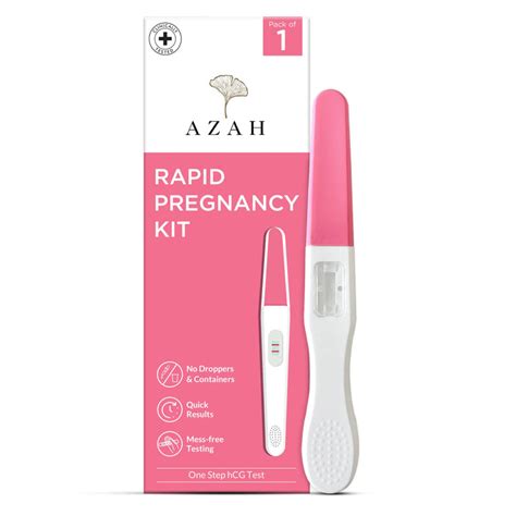 Pregnancy Test Kit for AZAH | 99% Accurate Kit Pack of 1 | Pregnancy T ...