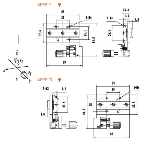 精密ファイバーアラインメントステージ（θy,θz:±3° マイクロメーター） | optishop