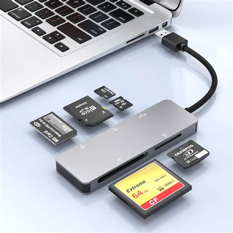 Amazon.com: USB C USB 3.0 Multi SD Card Reader, 7 in 2 Memory Card ...