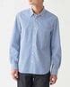 Buy Blue & White Shirts for Men by MUJI Online | Ajio.com