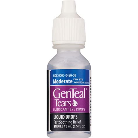 GenTeal Tears Lubricant Eye Drops, Moderate, .5 OZ | Pick Up In Store ...