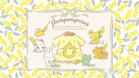 Cute Yellow Pompompurin Wallpaper For Desktop & Mobile - Kawaii Hoshi