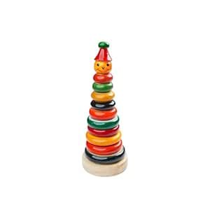 KANI Commerce Wooden Ring Set Toy for Kids - Circles Stacking Ring ...
