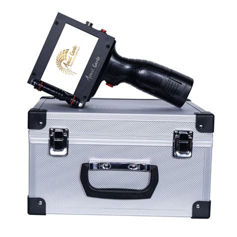 12.7mm Handheld Touch Screen Laser Code Label Print Machine USB QR Code ...