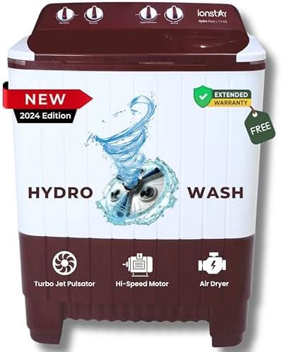 ionstar 7.5 KG 2024 Hydro Wash Semi Automatic Washing Machine | Magic ...
