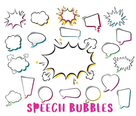 Speech Bubbles Svg Bundle Dialog Box Svg Expression Box Svg - Etsy India