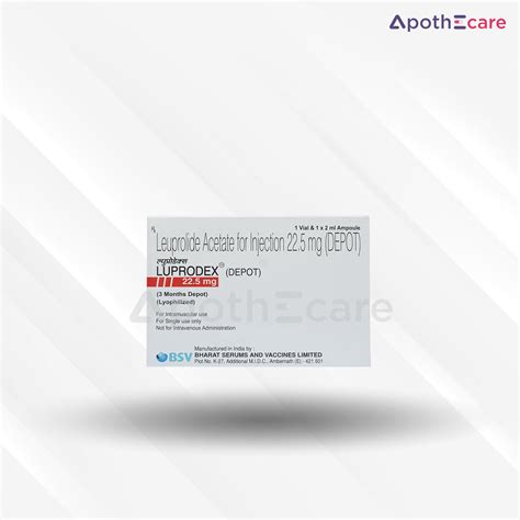 Buy Luprodex Depot 22.5mg Injection Online: Uses, Price, Dosage, Side ...