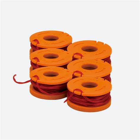 WORX DNA Twisted Trimmer Line 6-Pack 0.065-in x 10-ft Spooled Trimmer ...