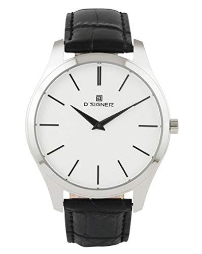 D'SIGNER Analog White Dial Men's Watch-579SL : Amazon.in: Fashion