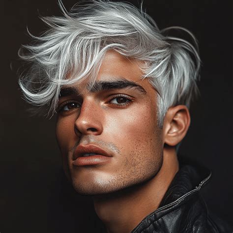 Silver Color Hair for Men: A Modern Statement