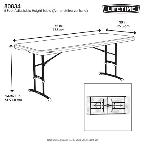 Rectangular Folding Table Dimensions 4Ft & 6Ft White Heavy Duty