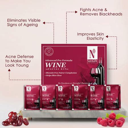 Buy NUTRIGLOW NATURAL'S ADVANCED PRO FORMULA SET OF 2 WINE FACIAL KIT ...