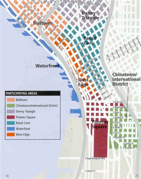 Seattle Neighborhoods Map - Seattle • mappery