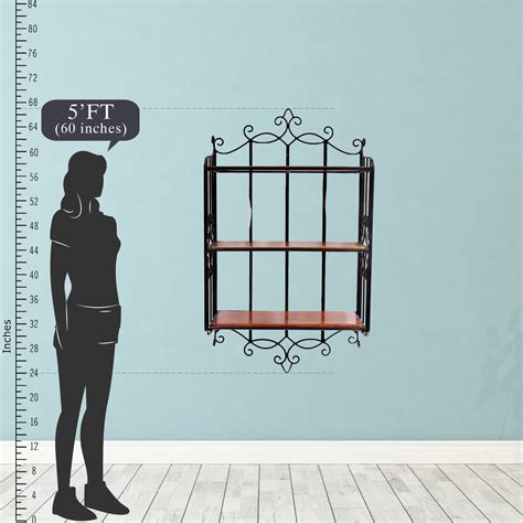 Metallic Designer Wall Rack