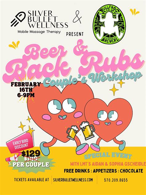 Beer & Back Rubs, Bullfrog Brewery, Williamsport, 16 February 2024 ...