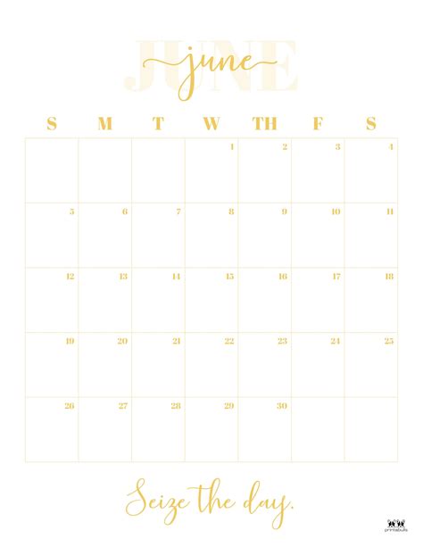 June 2022 Calendars - 25 FREE Printables | Printabulls