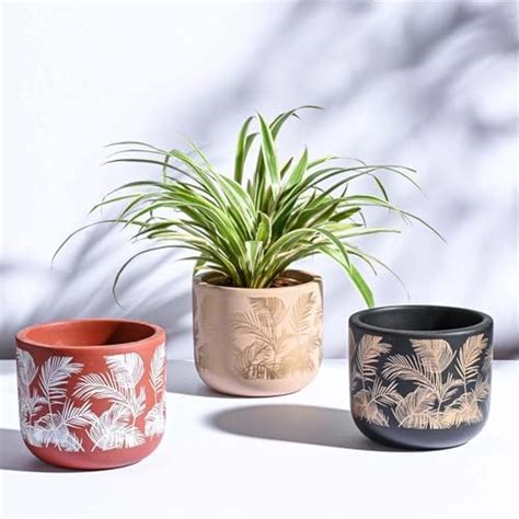 UGAOO Sienna Terracotta Indoor Pot for Plant - Aesthetic, Durable ...