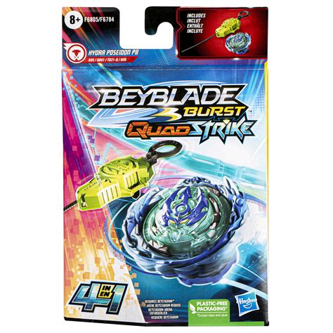 Beyblade Burst QuadStrike Starter Pack - Hydra Poseidon P8 - t ...