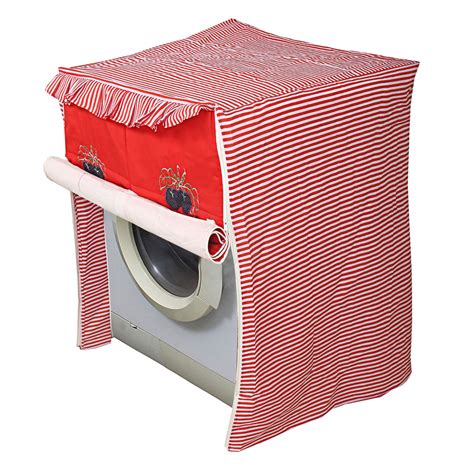 Kuber Industries Tomato Print Cotton Front Load Fully Automatic Washin ...