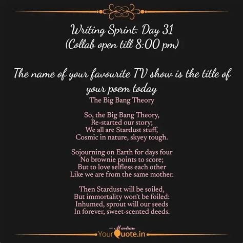 The Big Bang Theory So, ... | Quotes & Writings by Martian Mirth ...